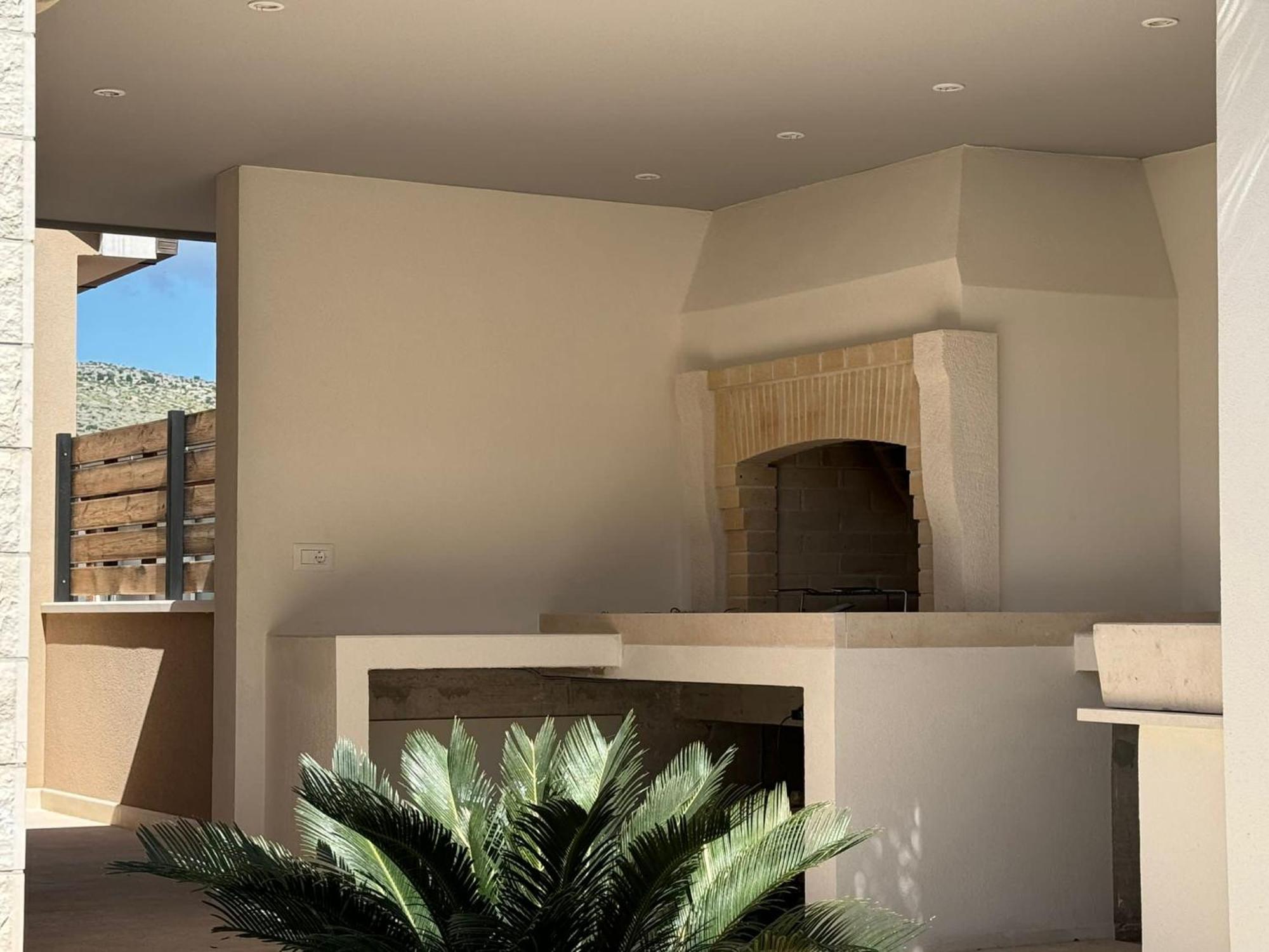 Villa Tm With Private Heated Pool, Poolhouse & Private Garage 밀나 외부 사진